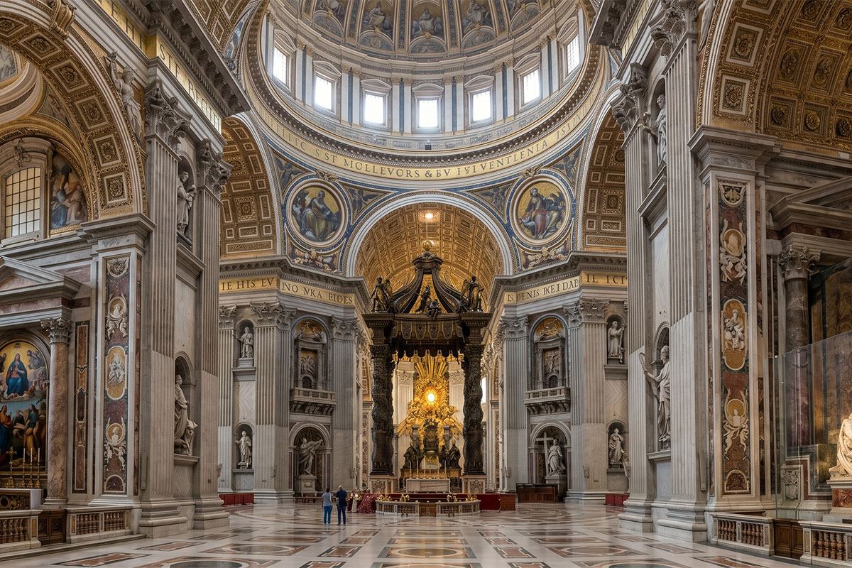Artistic Masterpieces of St. Peter\'s Basilica