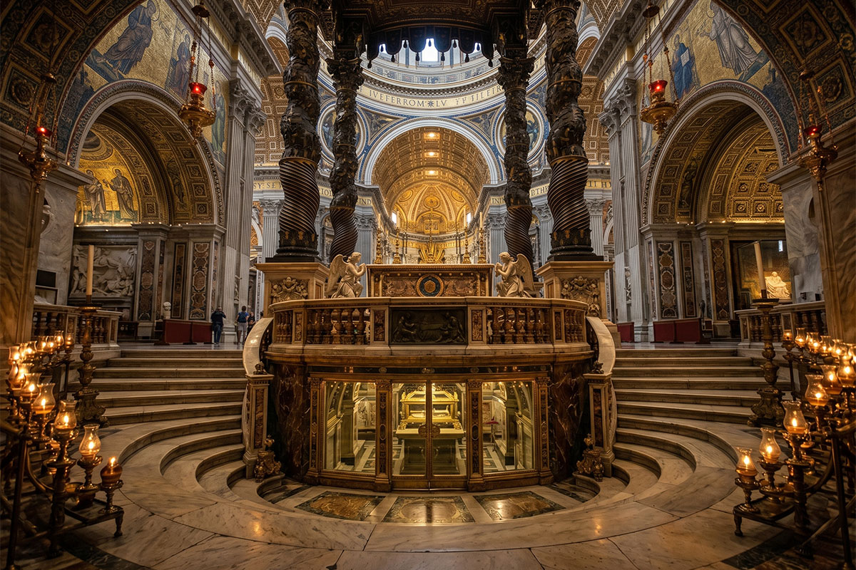 The Altar of the Confessio: A Hidden Gem