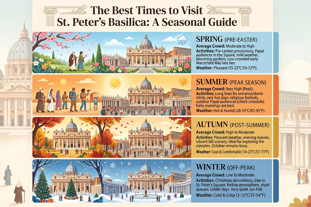 The Best Times to Visit St. Peter\'s Basilica: A Seasonal Guide